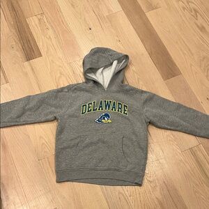 Delaware Gray Kids Hoodie